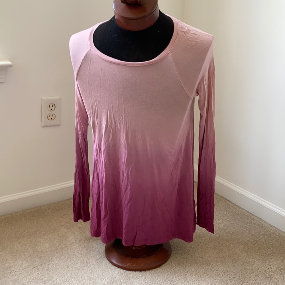 Hollister ombré long sleeve top